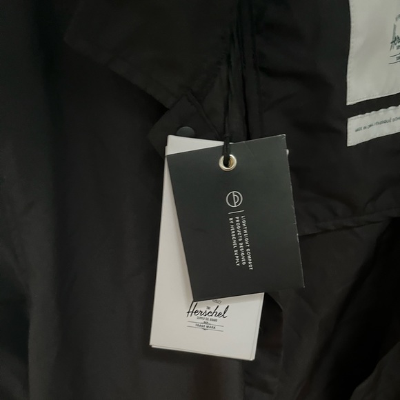 Herschel black button nylon jacket - Picture 3 of 4